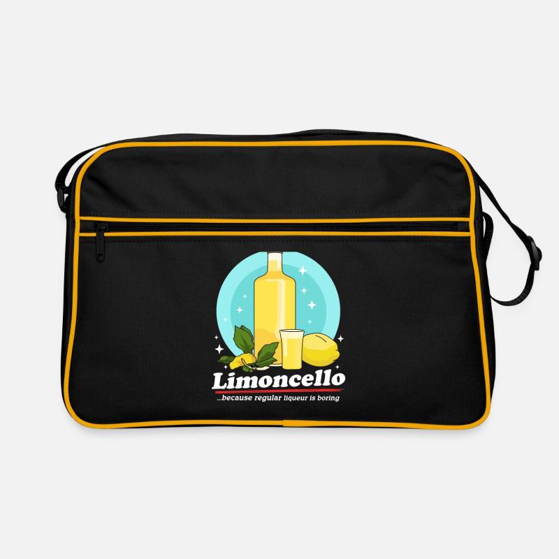 Limoncello Citrons Limoncellos Liqueur Cadeau Sac Retro