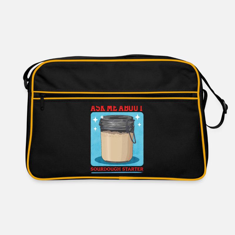 Sourdough Starter Sourdough Starter Gift Retro Bag