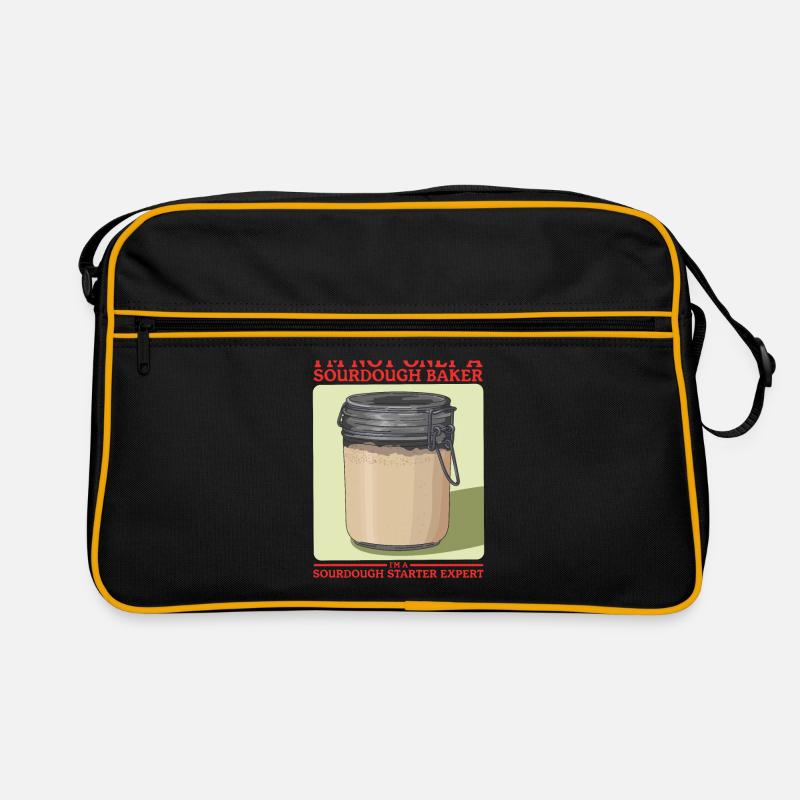 Sauerteig Starter Sauerteigbrot Geschenk Retro Tasche