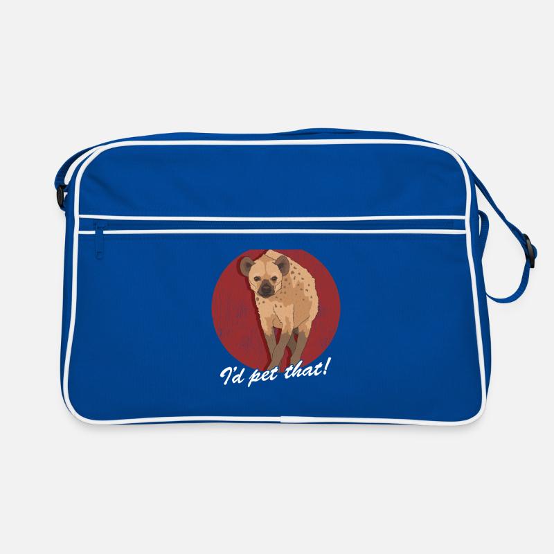 Hyäne Tüpfelhyäne Hyänen Geschenk Retro Tasche