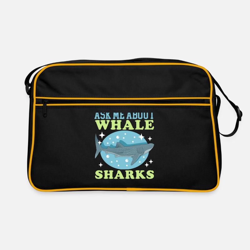 Requin baleine Requin baleine Requin baleine Requins baleines Cadeau requins baleine Sac Retro