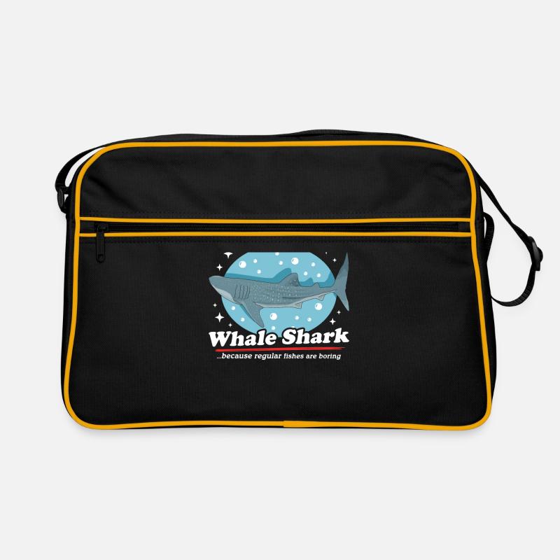 Requin-baleine Requins-baleines | Cadeau cool de requin-baleine Sac Retro