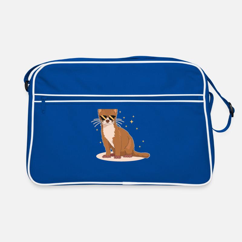 Wiesel Mauswiesel Hermännchen Geschenk Retro Tasche
