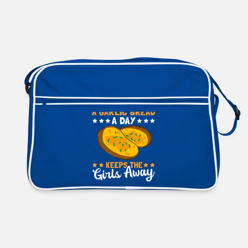 Knoblauchbrot Knoblauch Brot Geschenk Retro Tasche