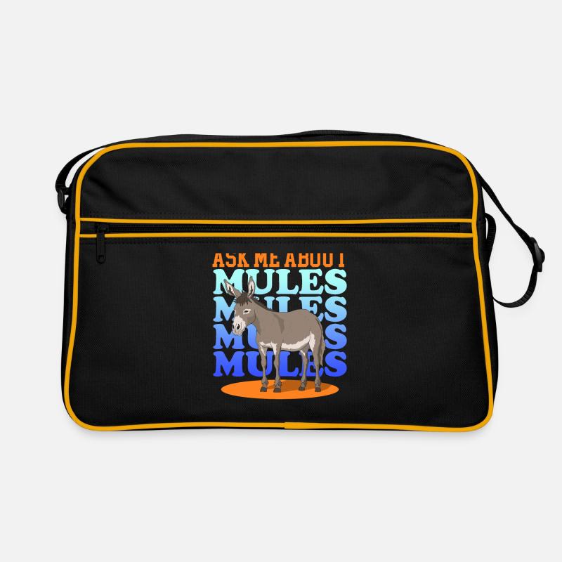 Maultier Maulesel Muli Mulis Maultiere Geschenk Retro Tasche