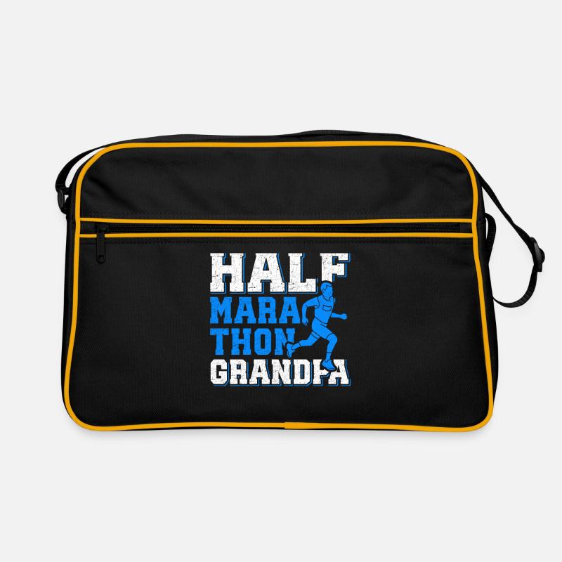 Half Marathon Grandpa Half Marathon Gift Retro Bag