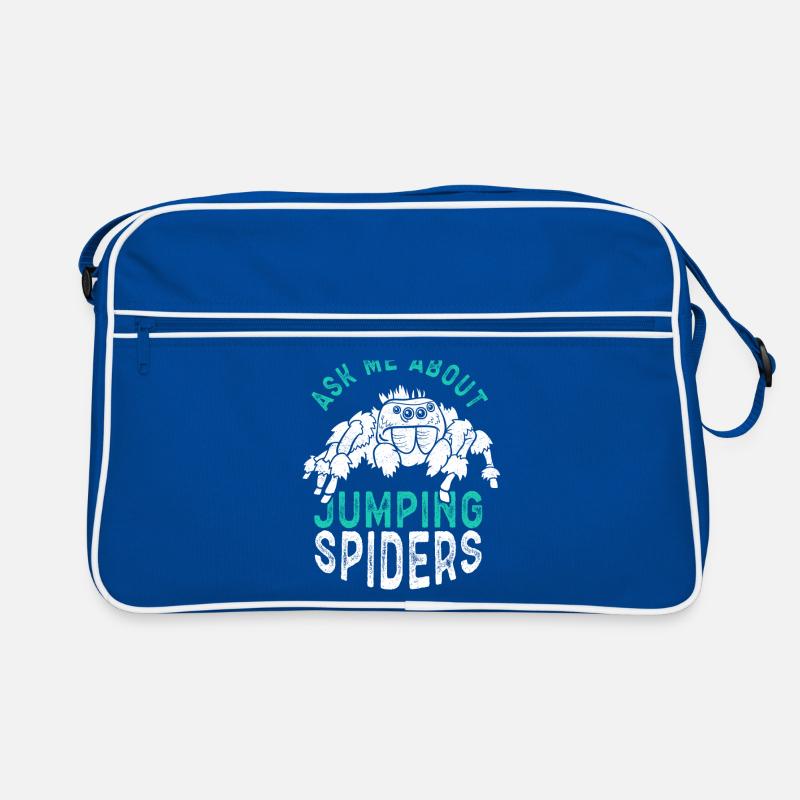 Araignée sauteuse Cadeau d’araignée sauteuse Sac Retro
