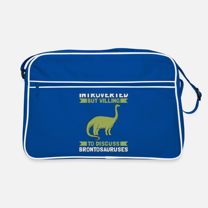 Brontosaurus Dino Gift Retro Bag