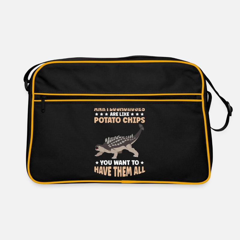 Ankylosaurus Ankylosaurier Dinosaurier Geschenk Retro Tasche
