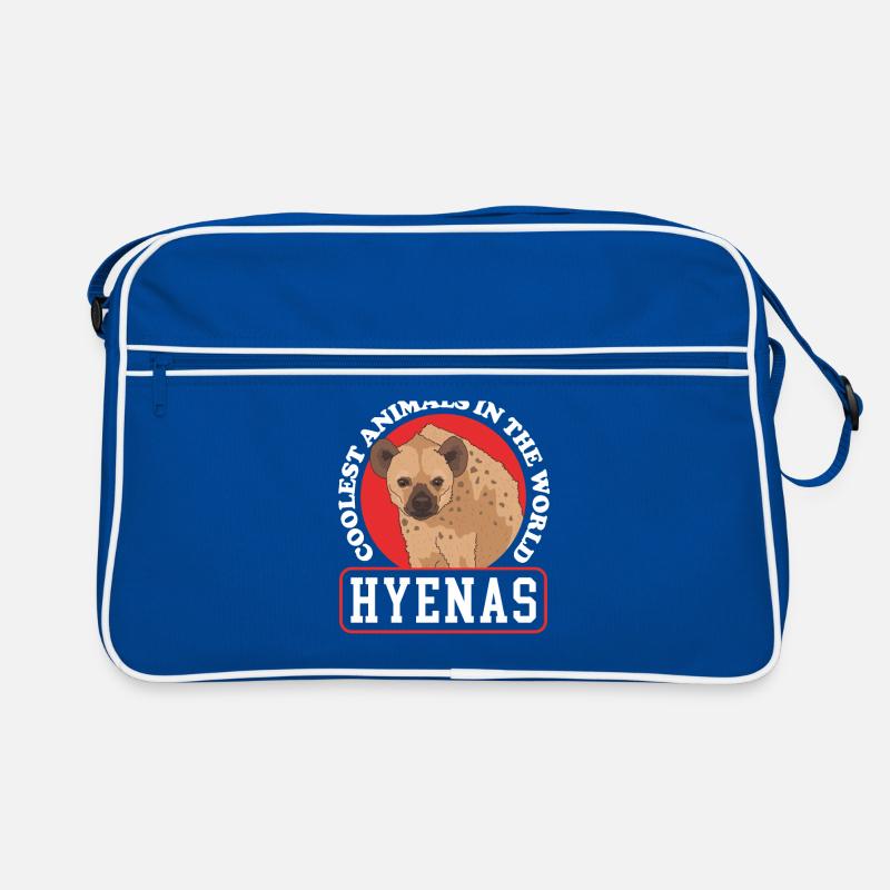 Hyäne Hyänen Tüpfelhyäne Geschenk Retro Tasche