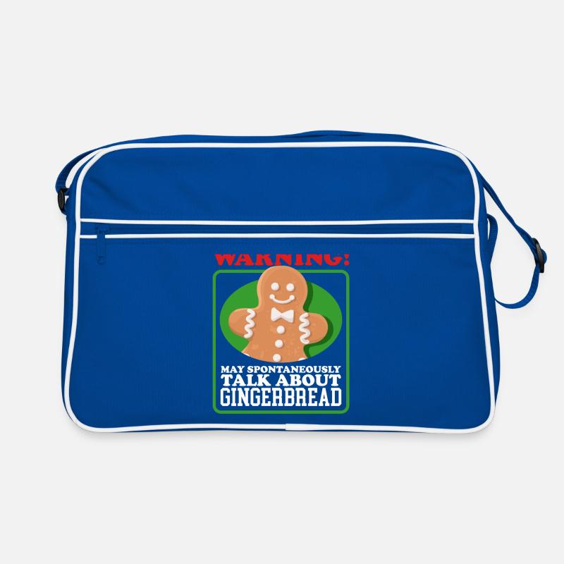 Lebkuchen Lebkuchenmann Lebkuchenmänner Geschenk Retro Tasche