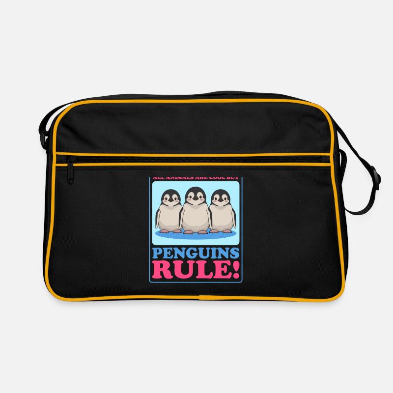 Penguin Baby Funny Penguins Gift Retro Bag