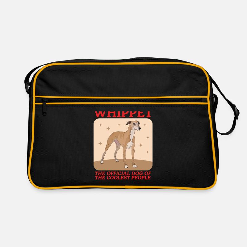 Whippet Lévrier anglais Cadeau Sac Retro