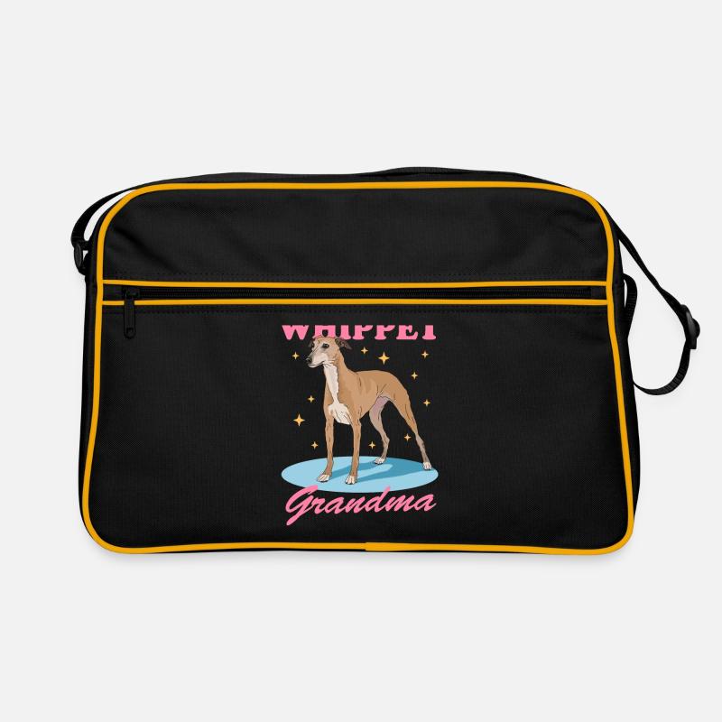 Whippet Oma Englischer Windhund Geschenk Retro Tasche