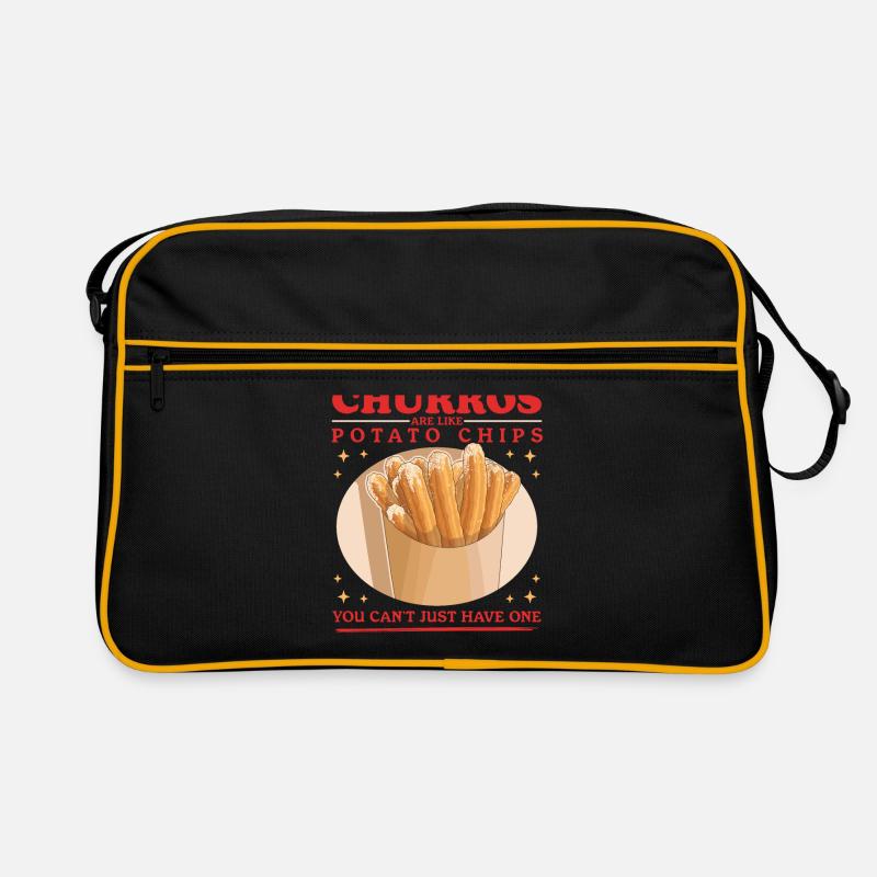 Churros sind wie Churro Geschenk Retro Tasche