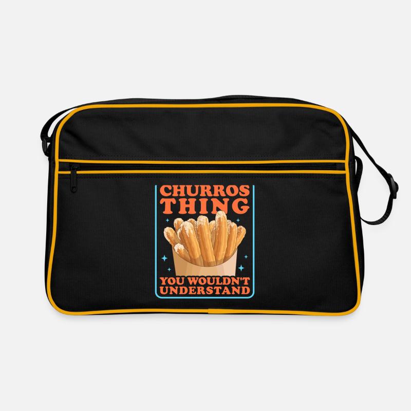 Churros Bäcker Churro Geschenke Retro Tasche