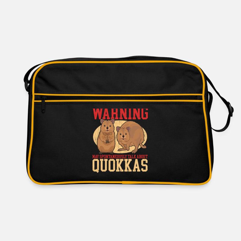 Quokka Kangourous à queue courte Quokkas Cadeau Sac Retro