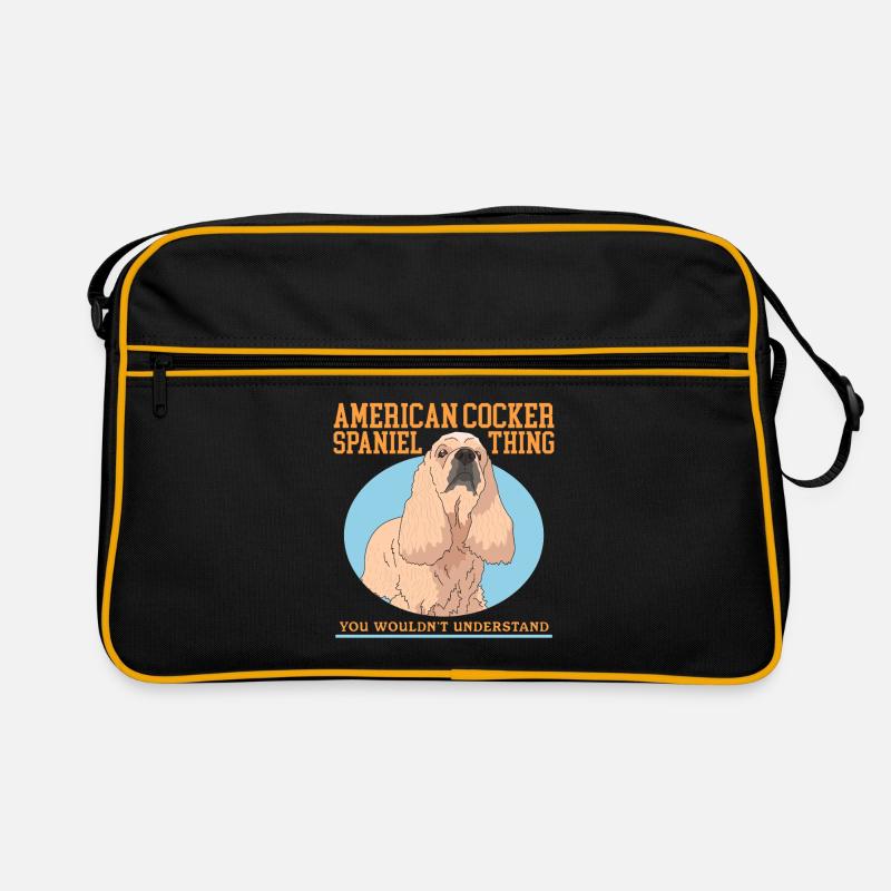 American Cocker Spaniel Owner Gift Retro Bag