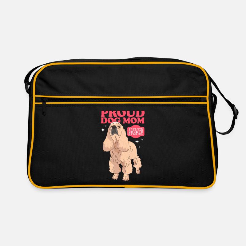 American Cocker Spaniel Mom Gift Retro Bag