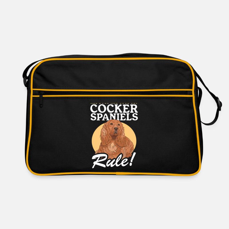 Cocker Spaniel Cocker Spaniel Cadeaux Sac Retro