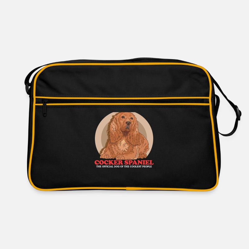 Cocker Spaniel Dogs Cocker Spaniel Gift Retro Bag