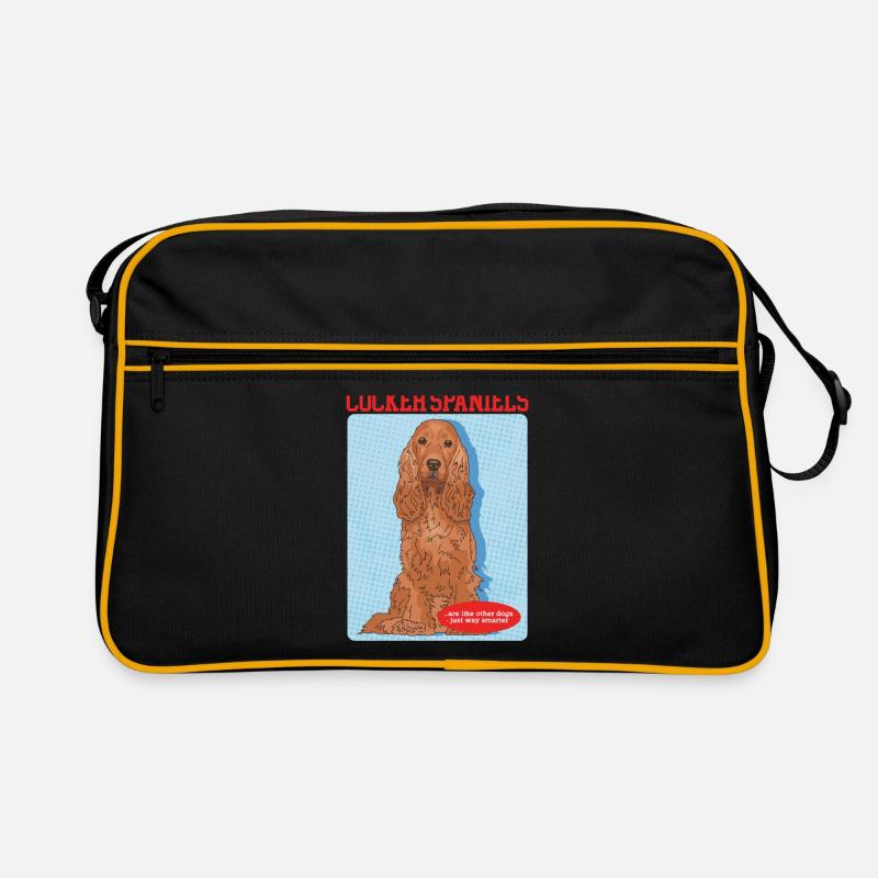 Cocker Spaniel Cocker Spaniel Dog Gift Sac Retro