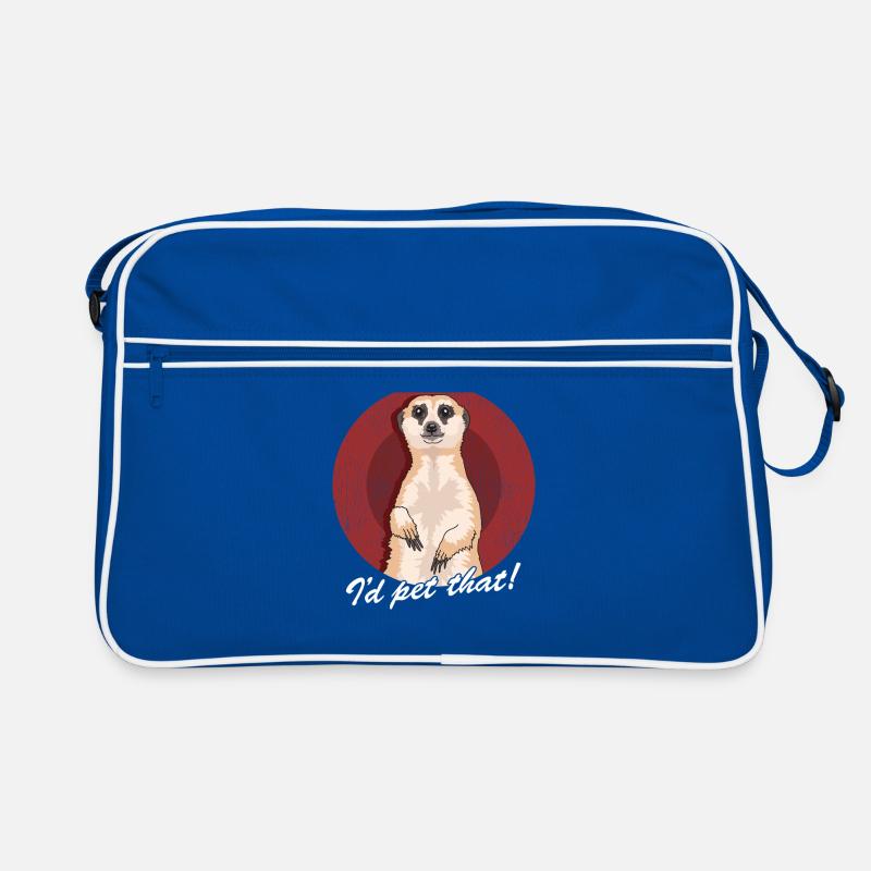 Erdmännchen lustige Erdmännchen Retro Tasche