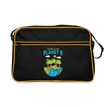 There is no plan b - Retro Bag - black/gold - Front