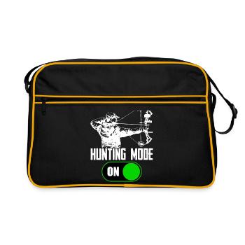 Archery hunting bow arrow archers - Retro Bag - black/gold - Front