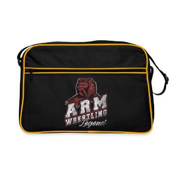 Arm Catcher Bracelet Bracelet Retro Vintage Cadeau - Sac Retro - noir/or - Devant