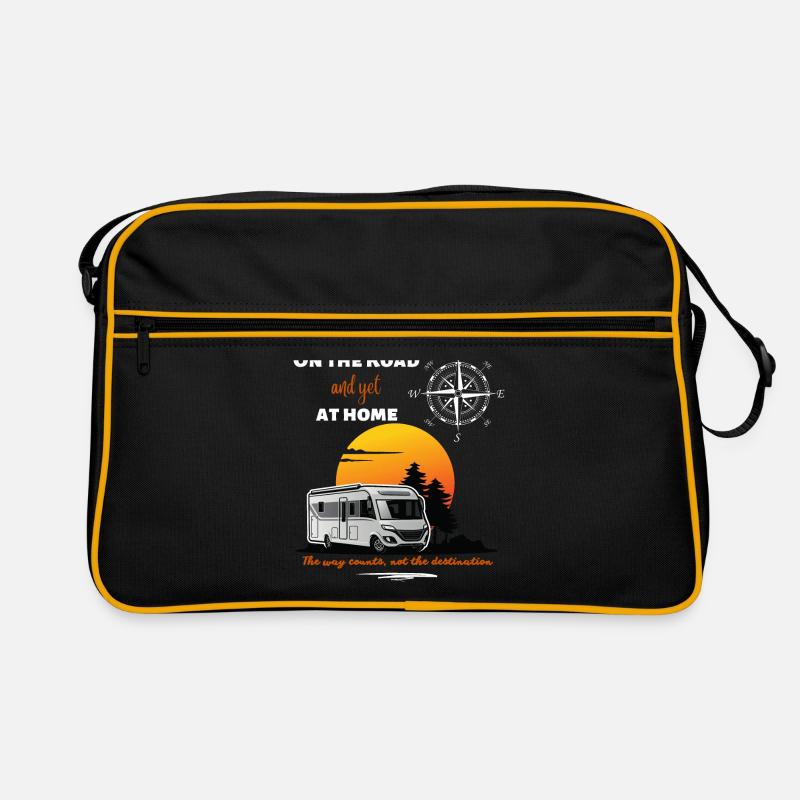 Camping Camping Camping-car Dire Anglais Sac Retro