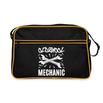 Mécanicien - Sac Retro - noir/or - Devant