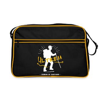 Ultreïa, camino de Santiago ! - Sac Retro - noir/or - Devant