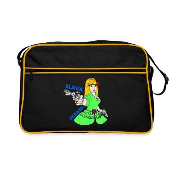 Slava ukraini - Retro Bag - black/gold - Front