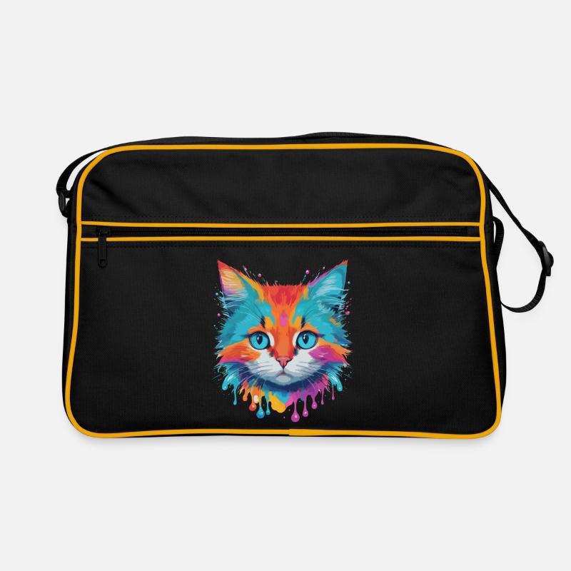 Chat mignon Sac Retro