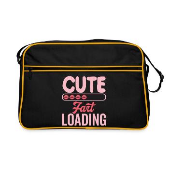 Design Charmant et Frais à Empreinte de Cœurs - Sac Retro - noir/or - Devant