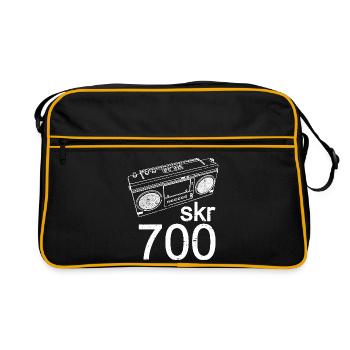 Boombox Retro SKR700 Enregistreur à cassette - Sac Retro - noir/or - Devant