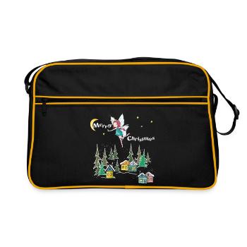 Noël - Sac Retro - noir/or - Devant