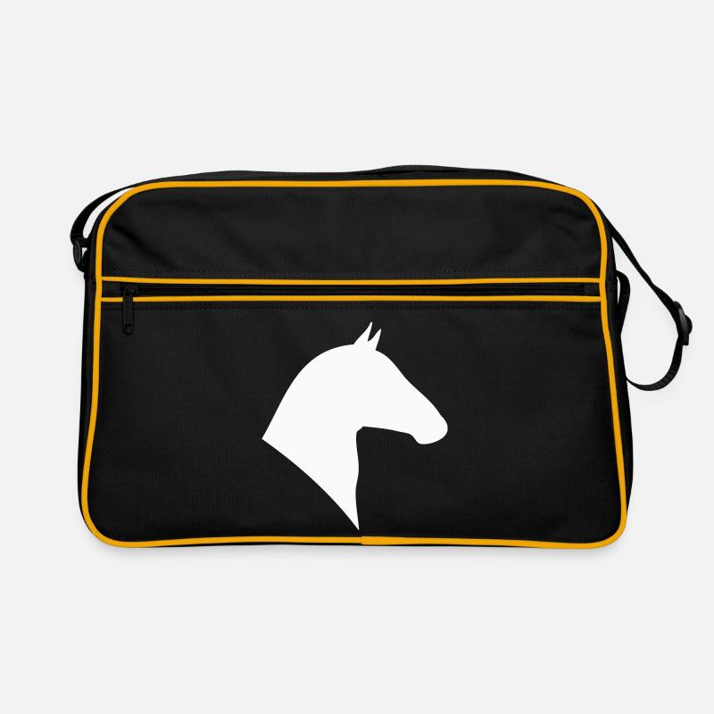Horse Head Silhouette Retro Bag