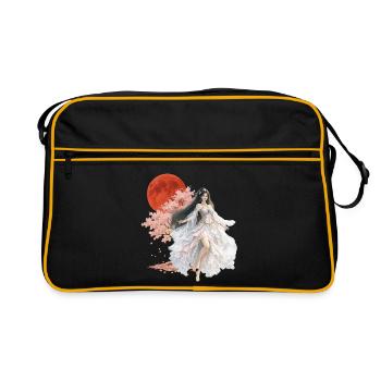 Enchanteresse Fleur au Clair de Lune - Sac Retro - noir/or - Devant