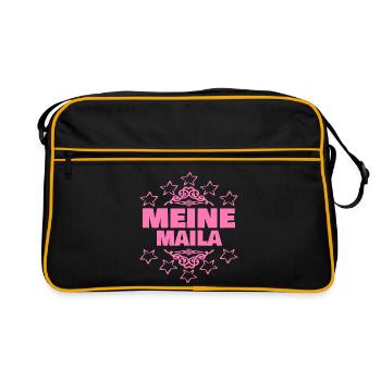 Entwurf als  - Retro Tasche - Schwarz/Gold - Vorne