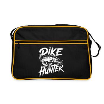 Brochet pêcheur - Sac Retro - noir/or - Devant