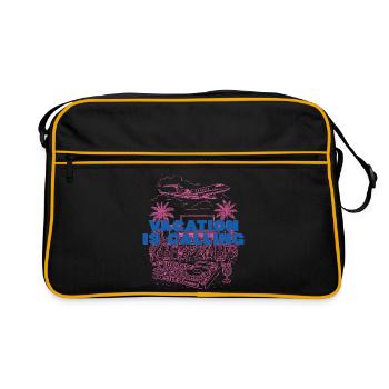 Les vacances appellent - Sac Retro - noir/or - Devant