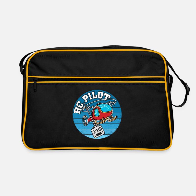 Fabrication de modèles d'hélicoptères pilotes RC Sac Retro