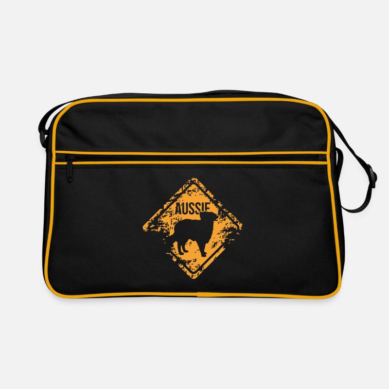 AUSSIE - AUSTRALIAN SHEPHERD Les chiens de Wilsign chien Sac Retro