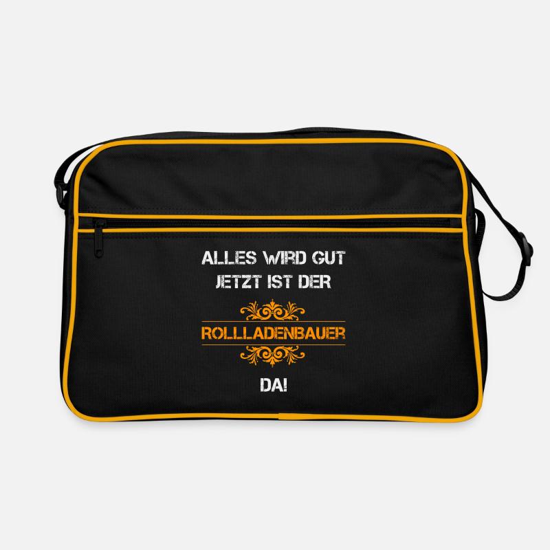 Rollladenbauer Beruf Rollladen Jalousie Handwerker Retro Tasche