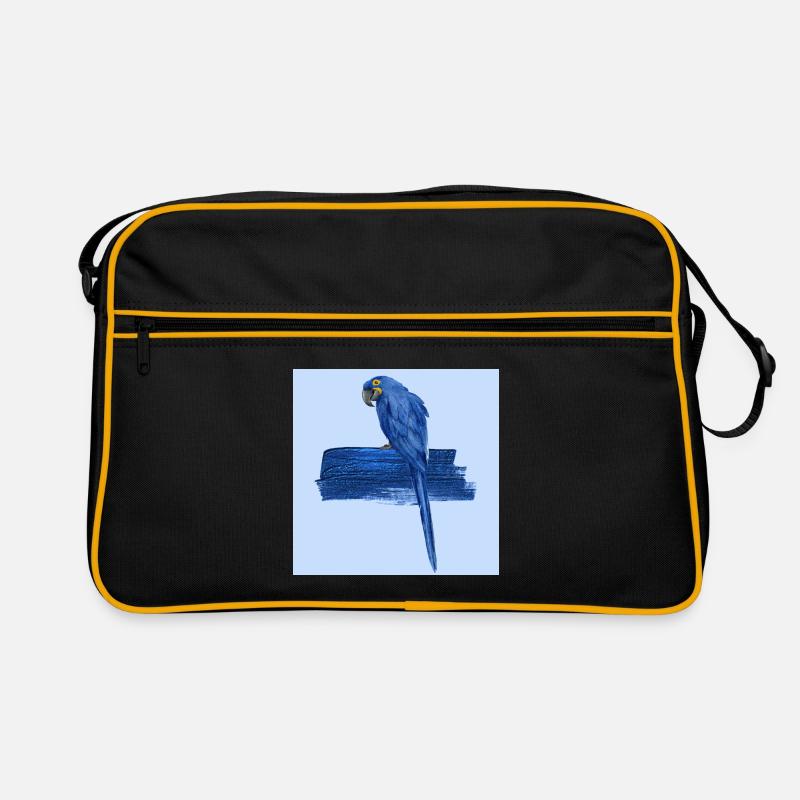 Blue Parrot Retro Bag