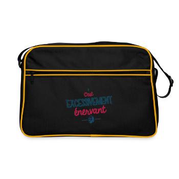 C'est excessivement énervant - Sac Retro - noir/or - Devant