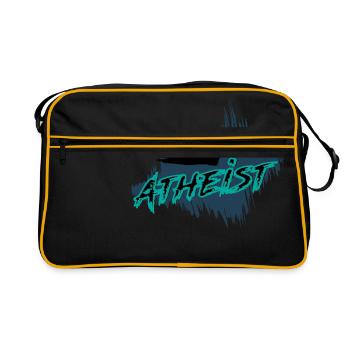 Another Atheist - Retro Bag - black/gold - Front