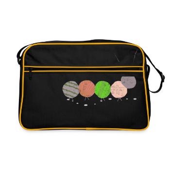 caterpillar | Caterpillar - Retro Bag - black/gold - Front